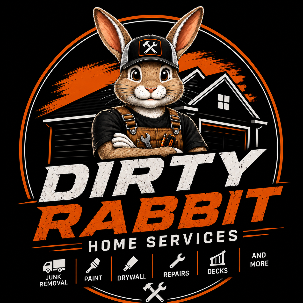 Dirty Rabbit Home Services logo — handyman serving Jackson, MS
